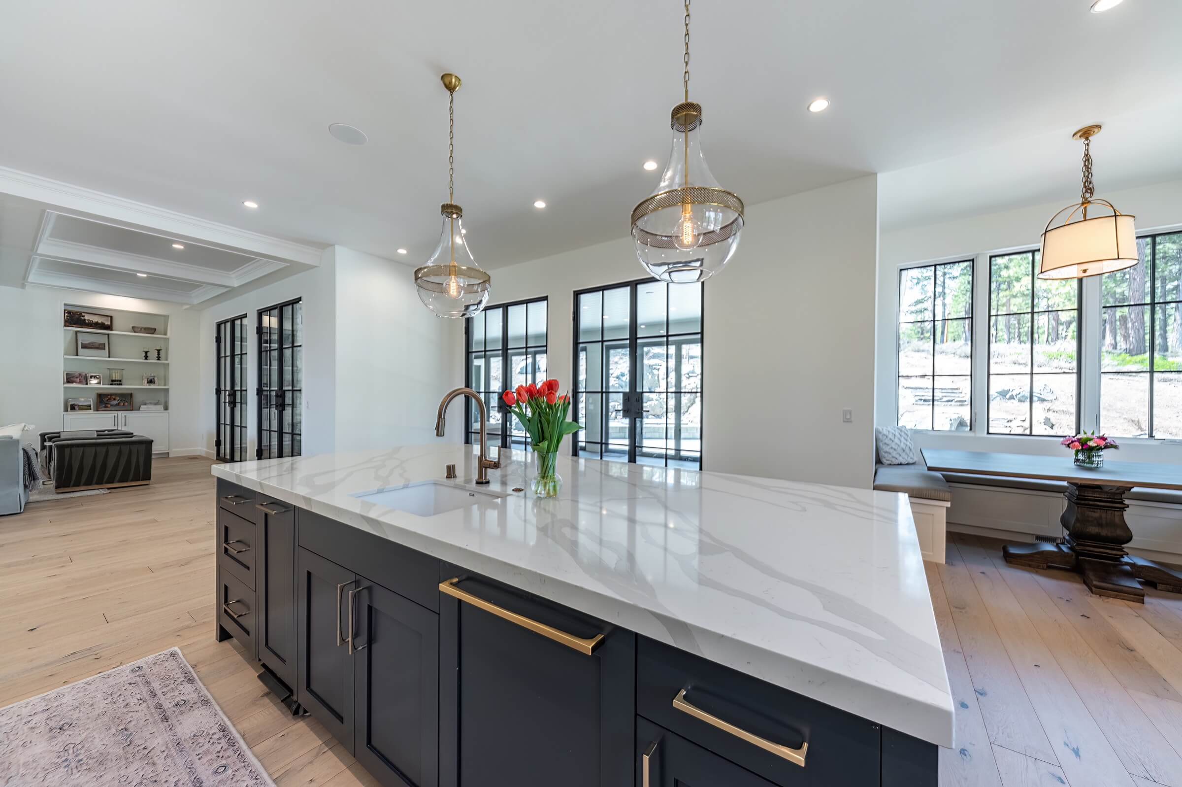 Contemporary kitchen in St. James Village