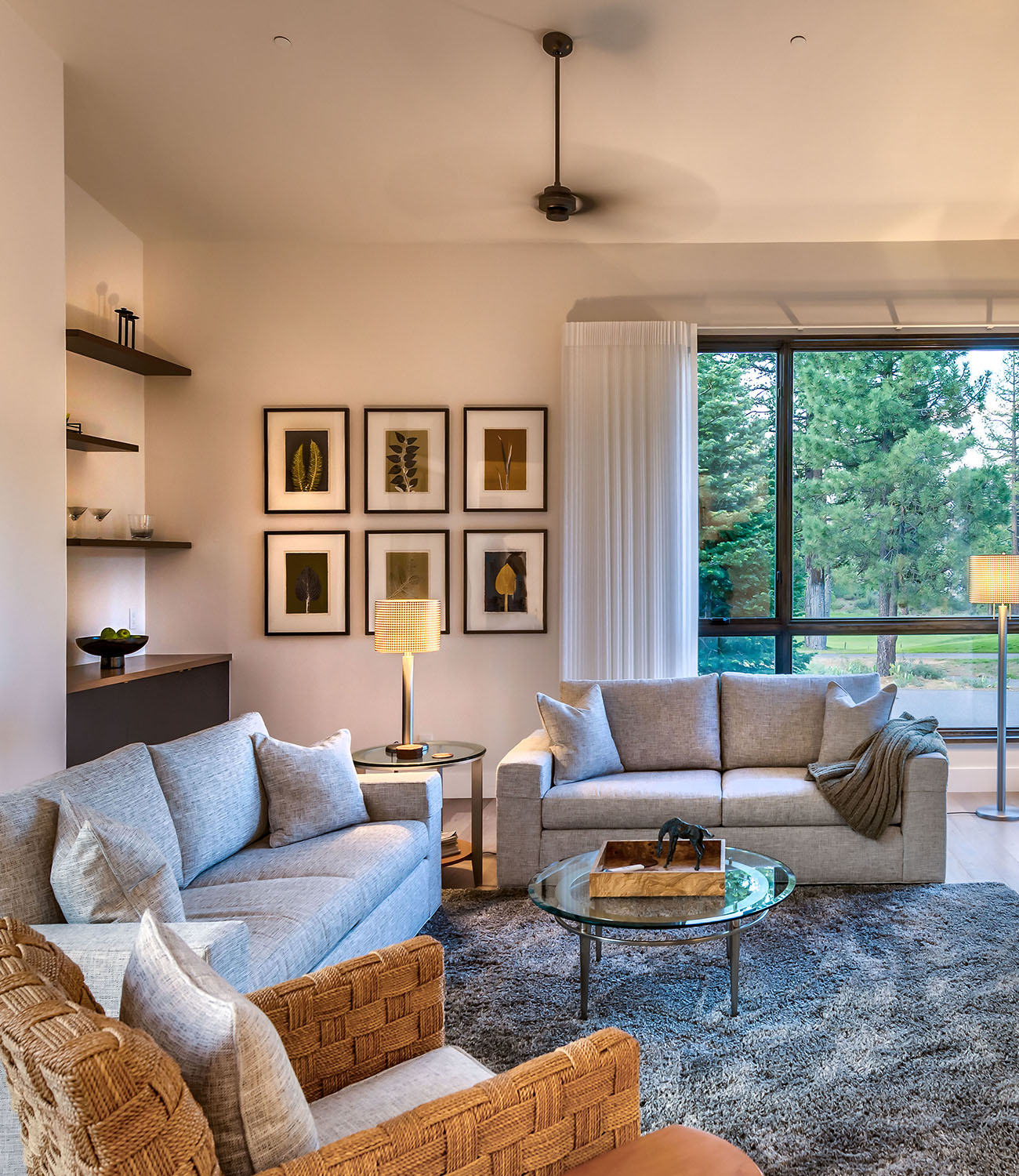 Mountain modern living room in Schaffer's Mill