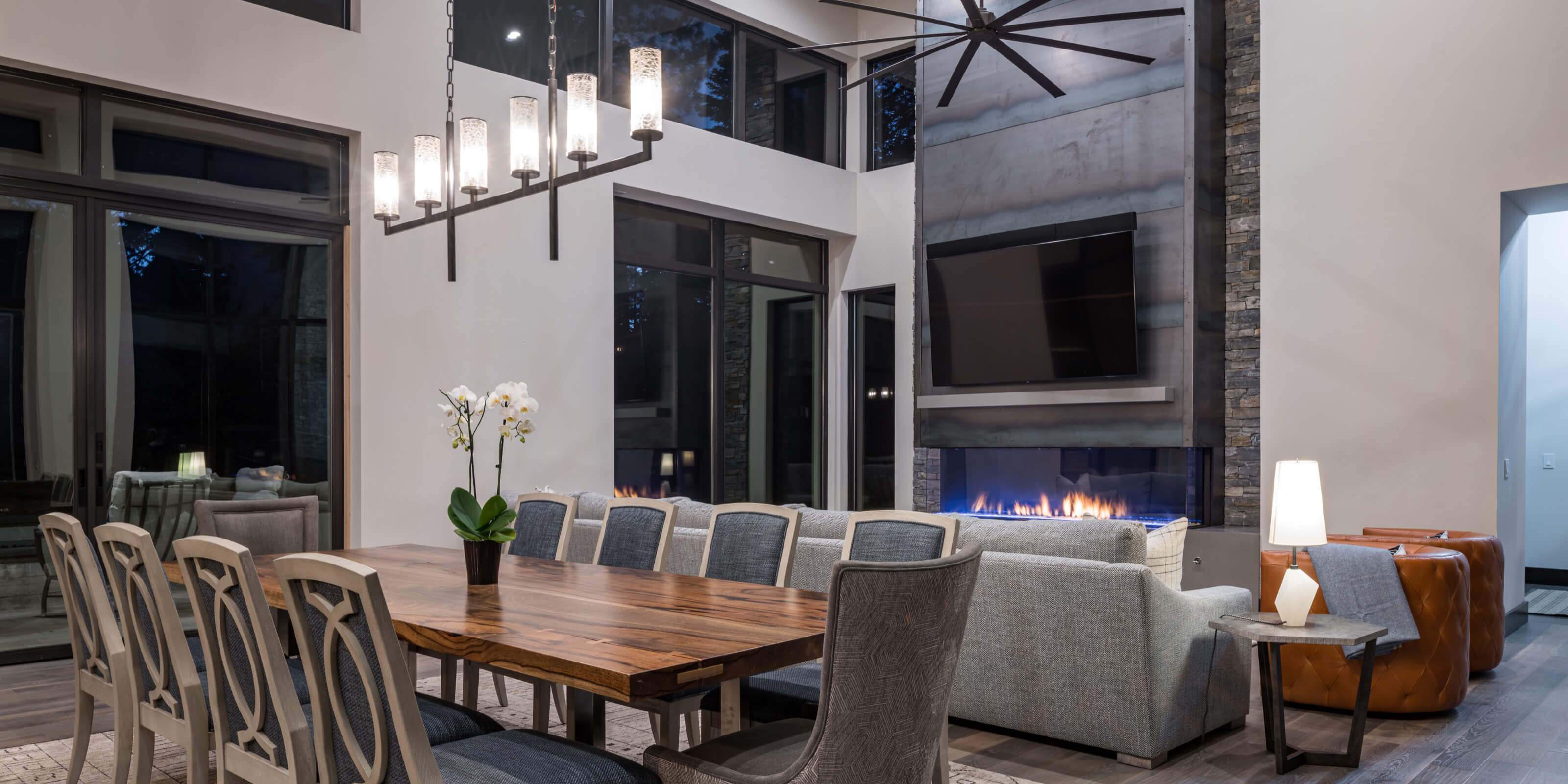 Mountain modern interior design in Truckee