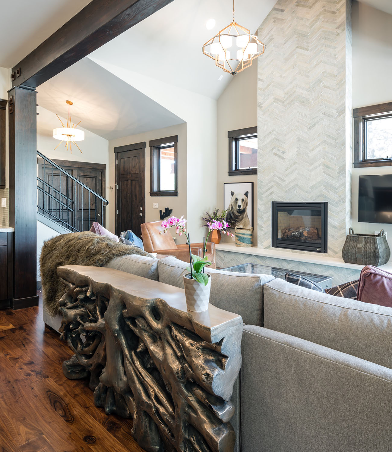 Mountain modern kitchen in Schaffer's Mill
