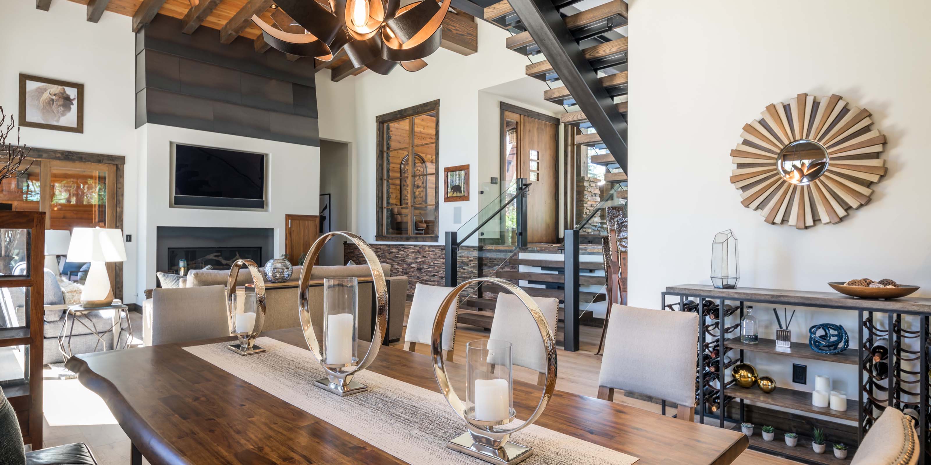 Mountain modern interior from FiveWest