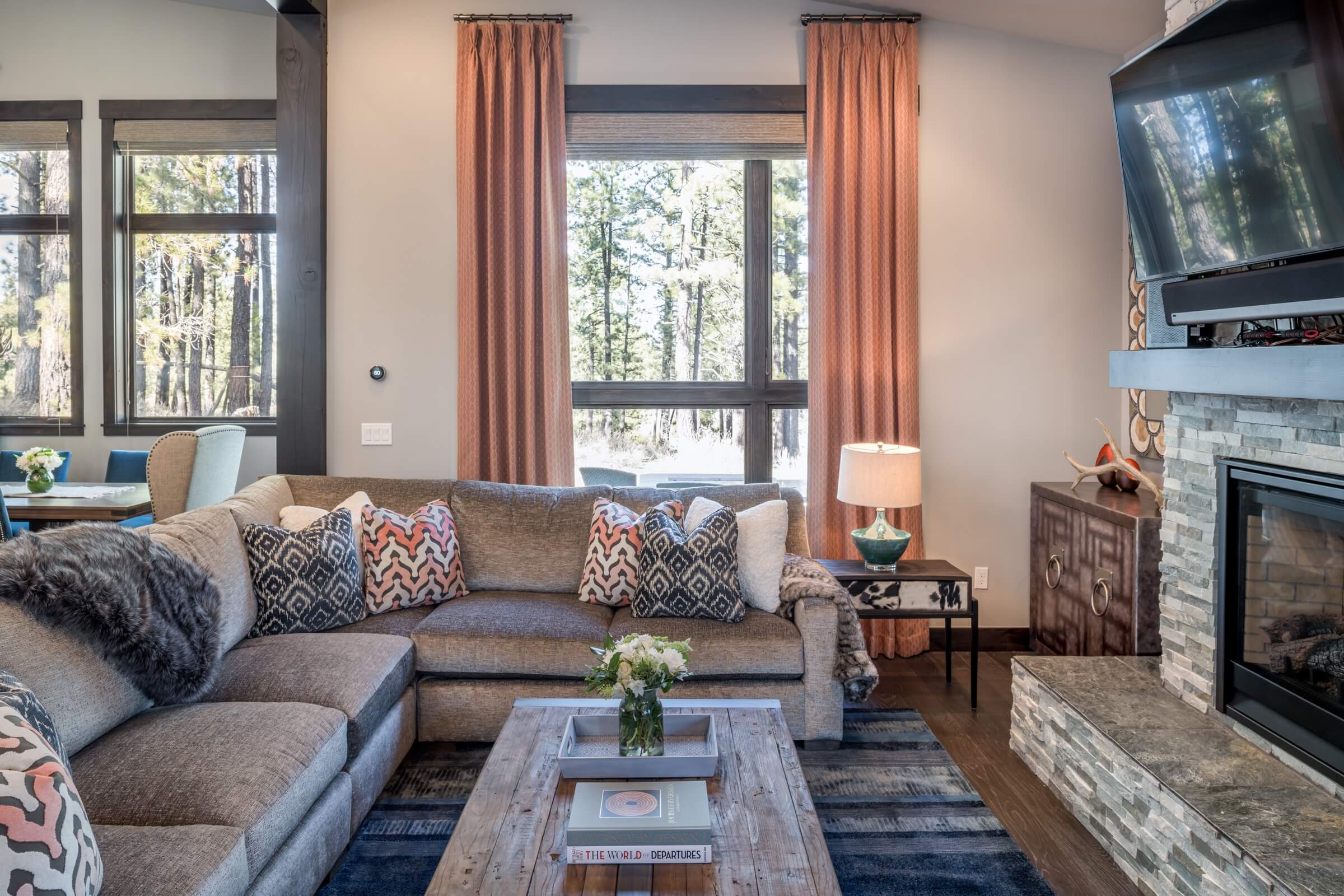 Mountain modern great room from FiveWest