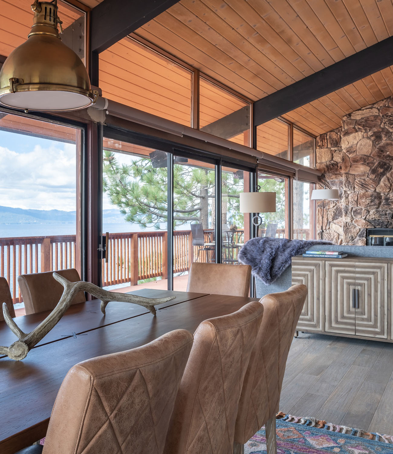 Rustic remodel for Lake Tahoe residence