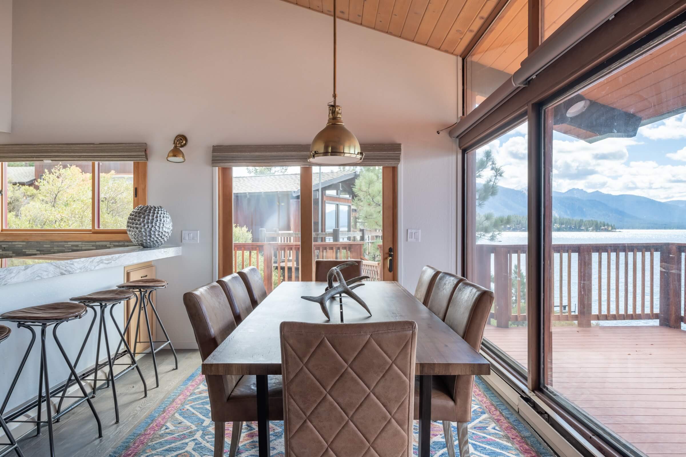 Rustic dining room remodel from FiveWest