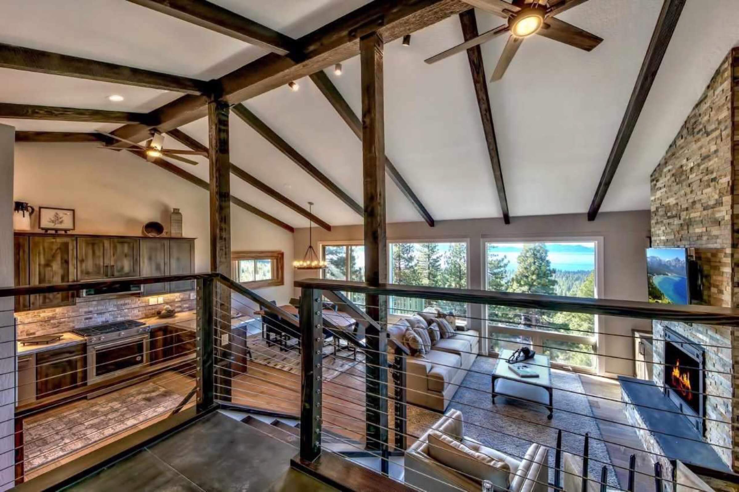 Rustic remodel Incline Village from FiveWest