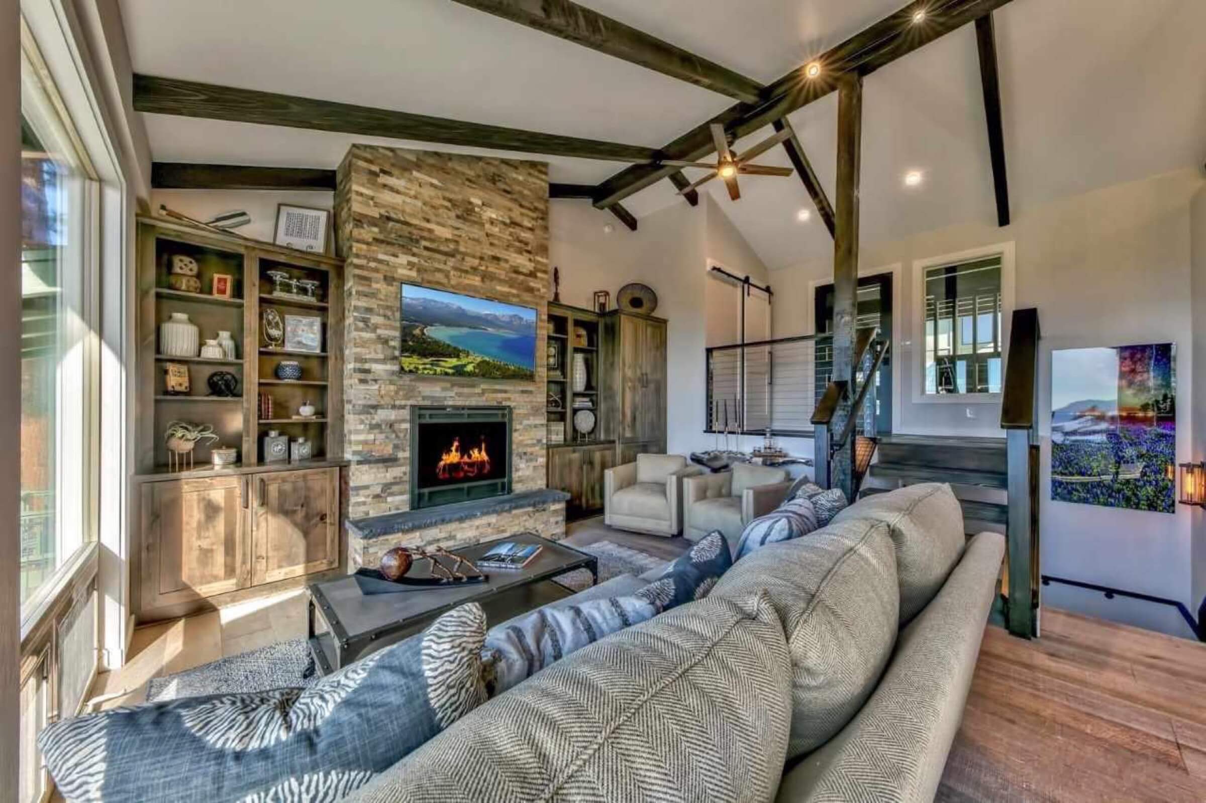 Great room remodel in Incline Village