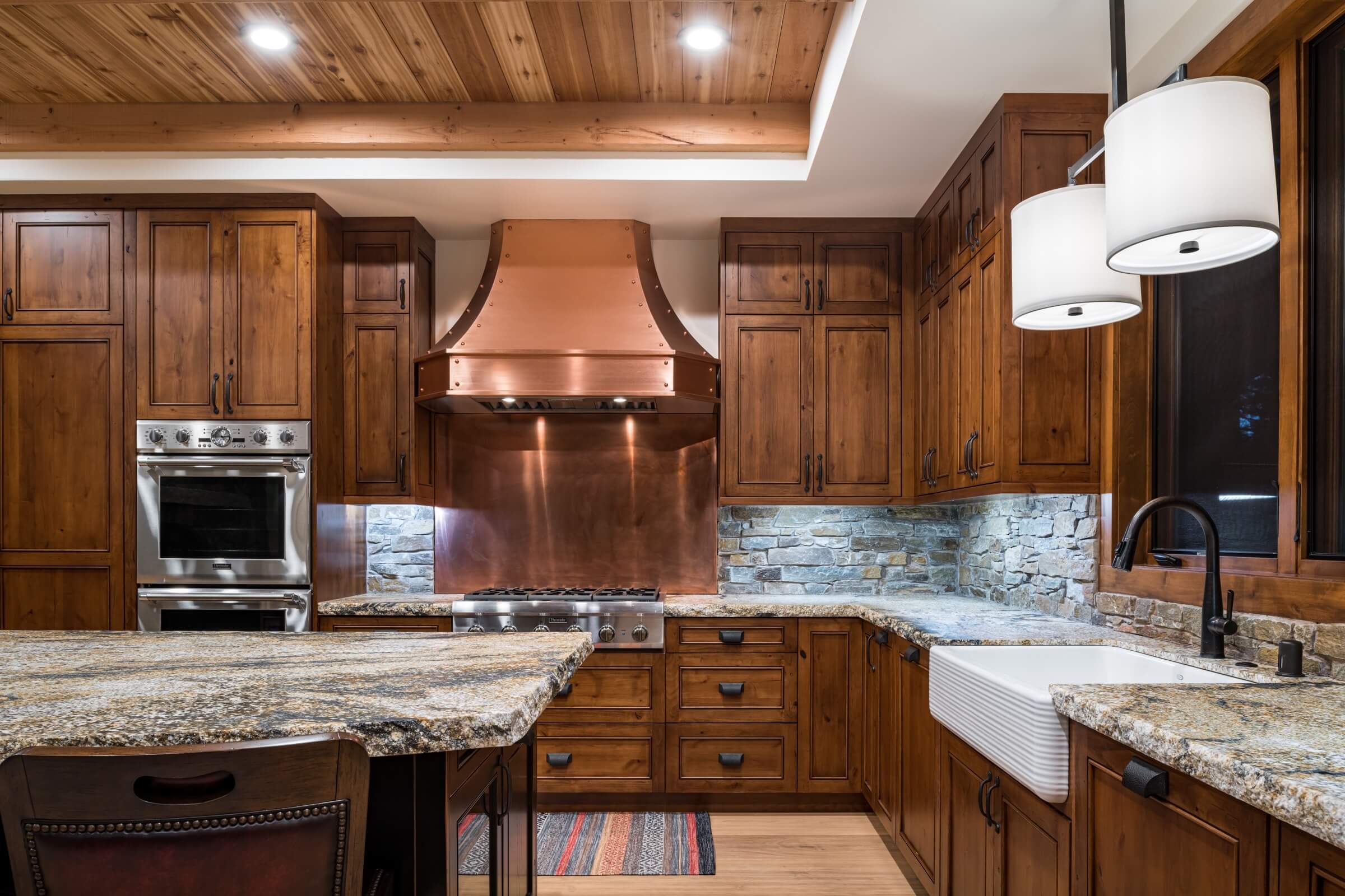 Rustic kitchen in Schaffer's Mill California