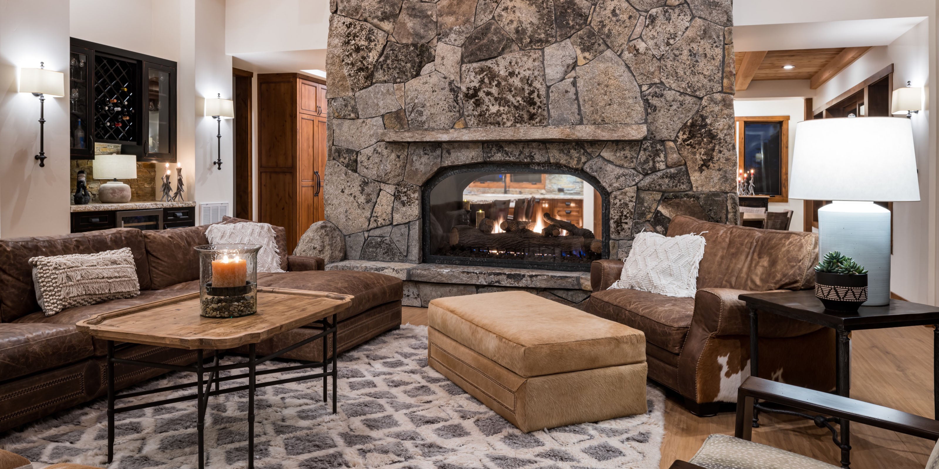 Rustic interior design from FiveWest