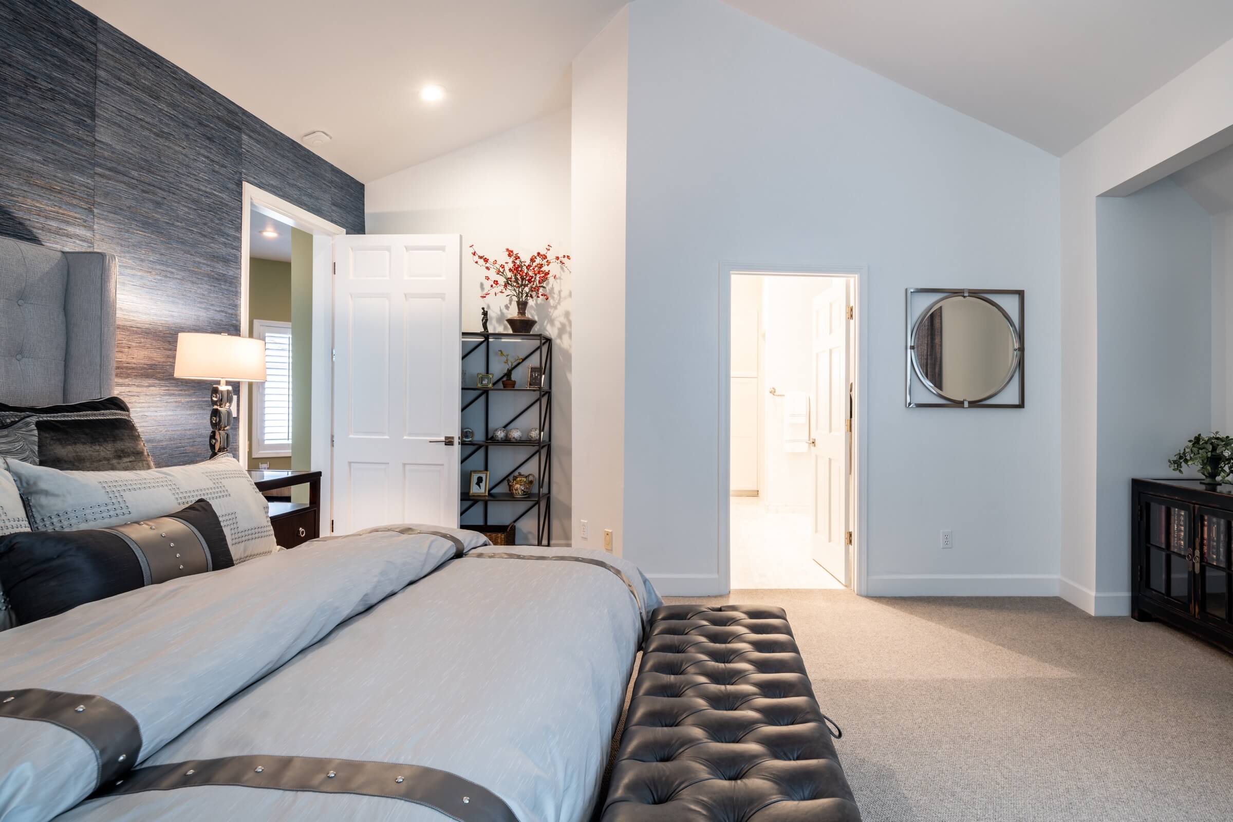 Transitional bedroom remodel from FiveWest