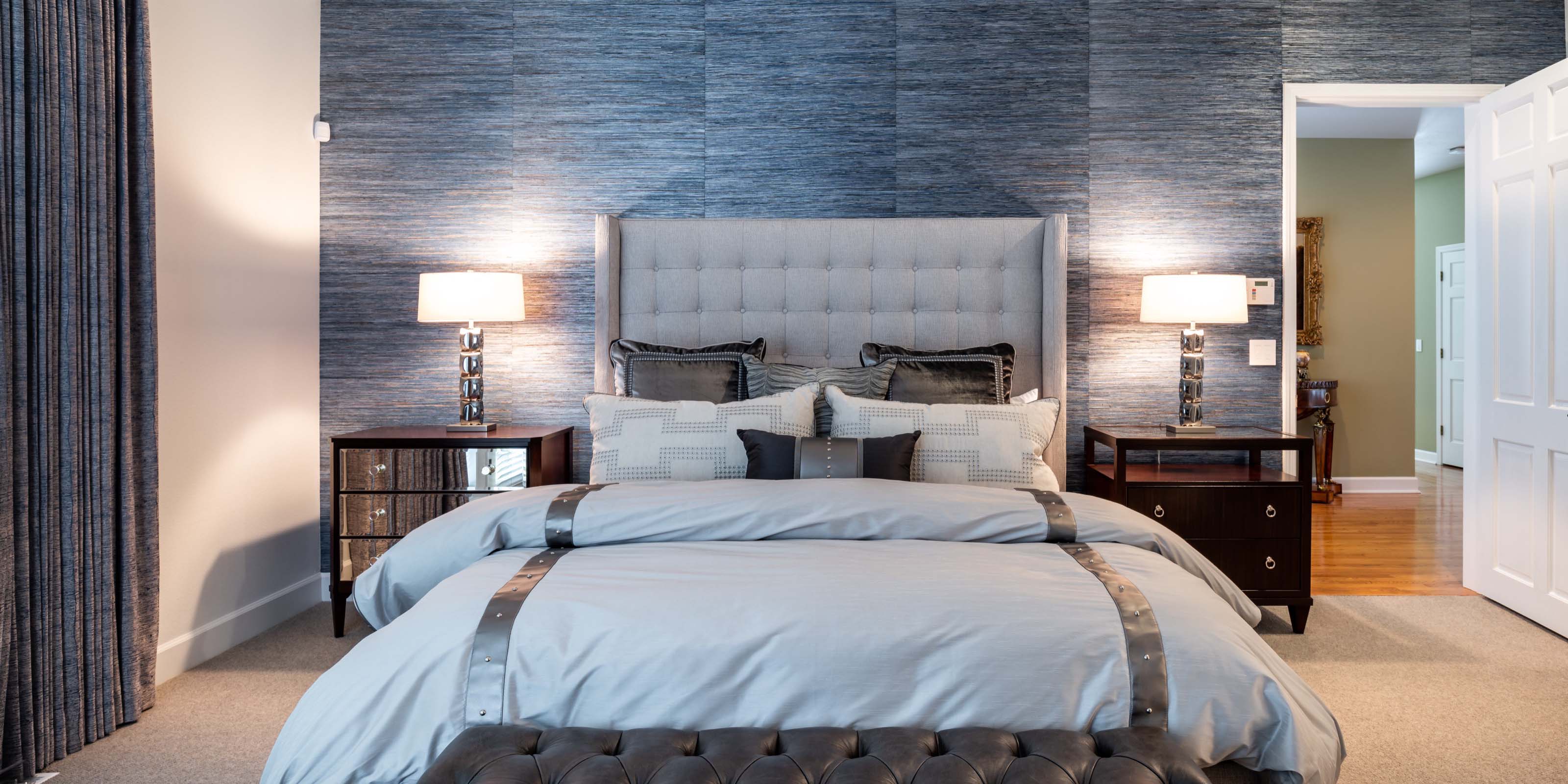 Transitional bedroom remodel in Reno, NV