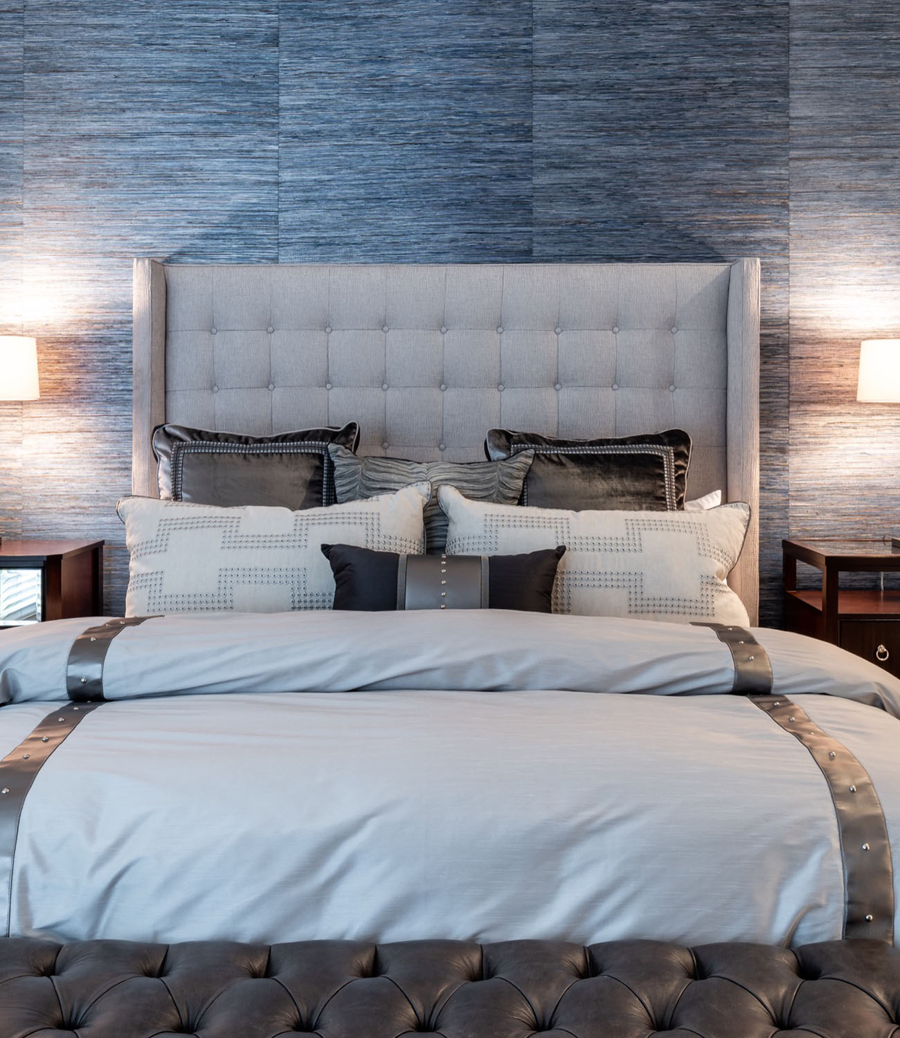 Transitional bedroom remodel from FiveWest