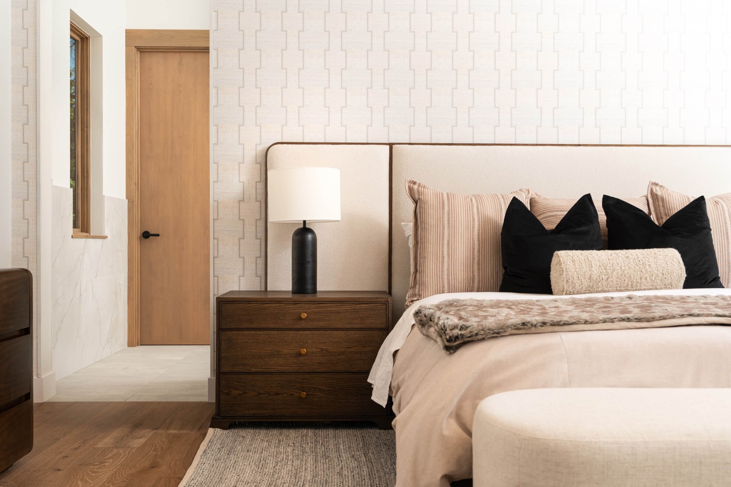 Master bedroom design for Lake Tahoe residence