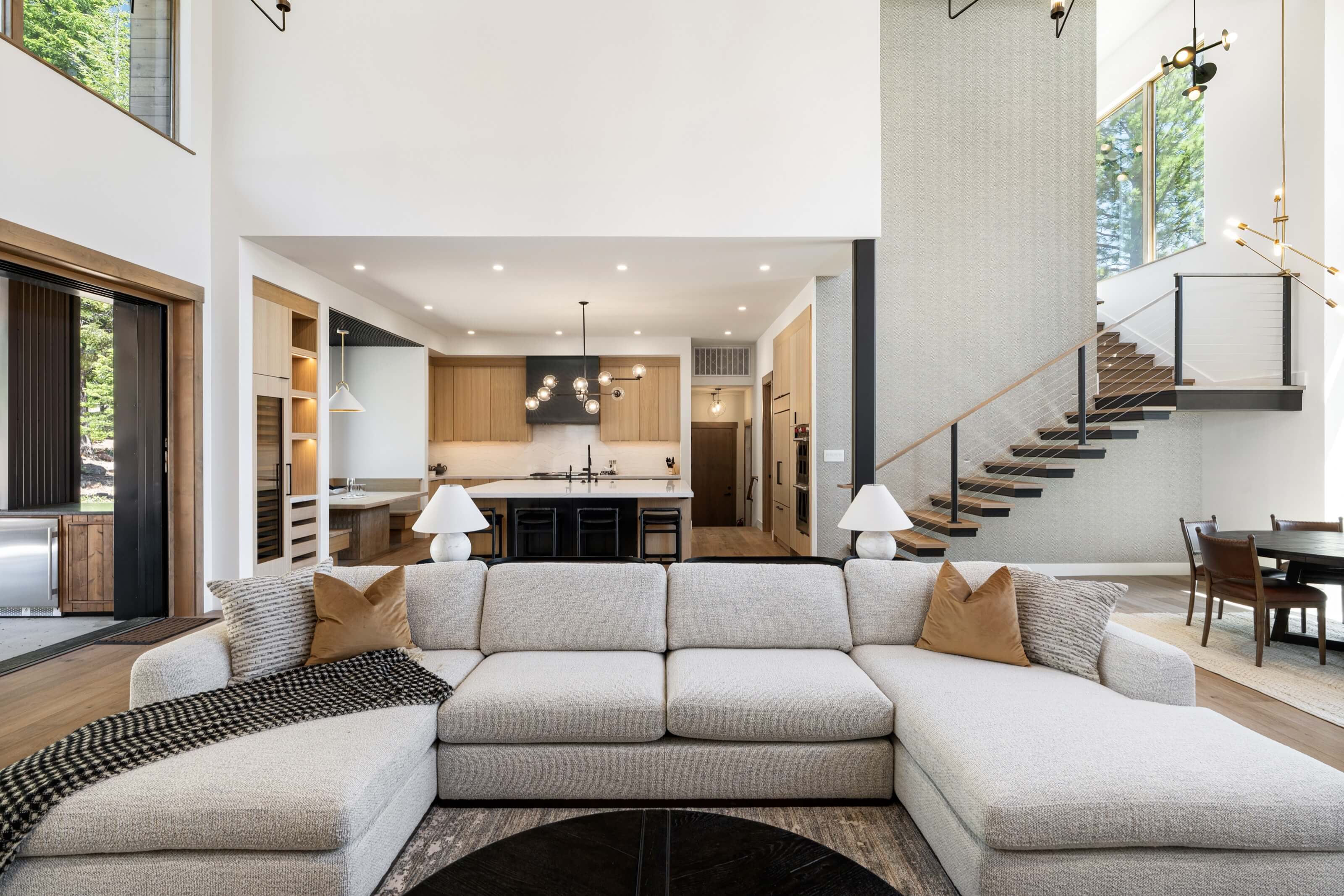 Contemporary interior design for Truckee, CA home