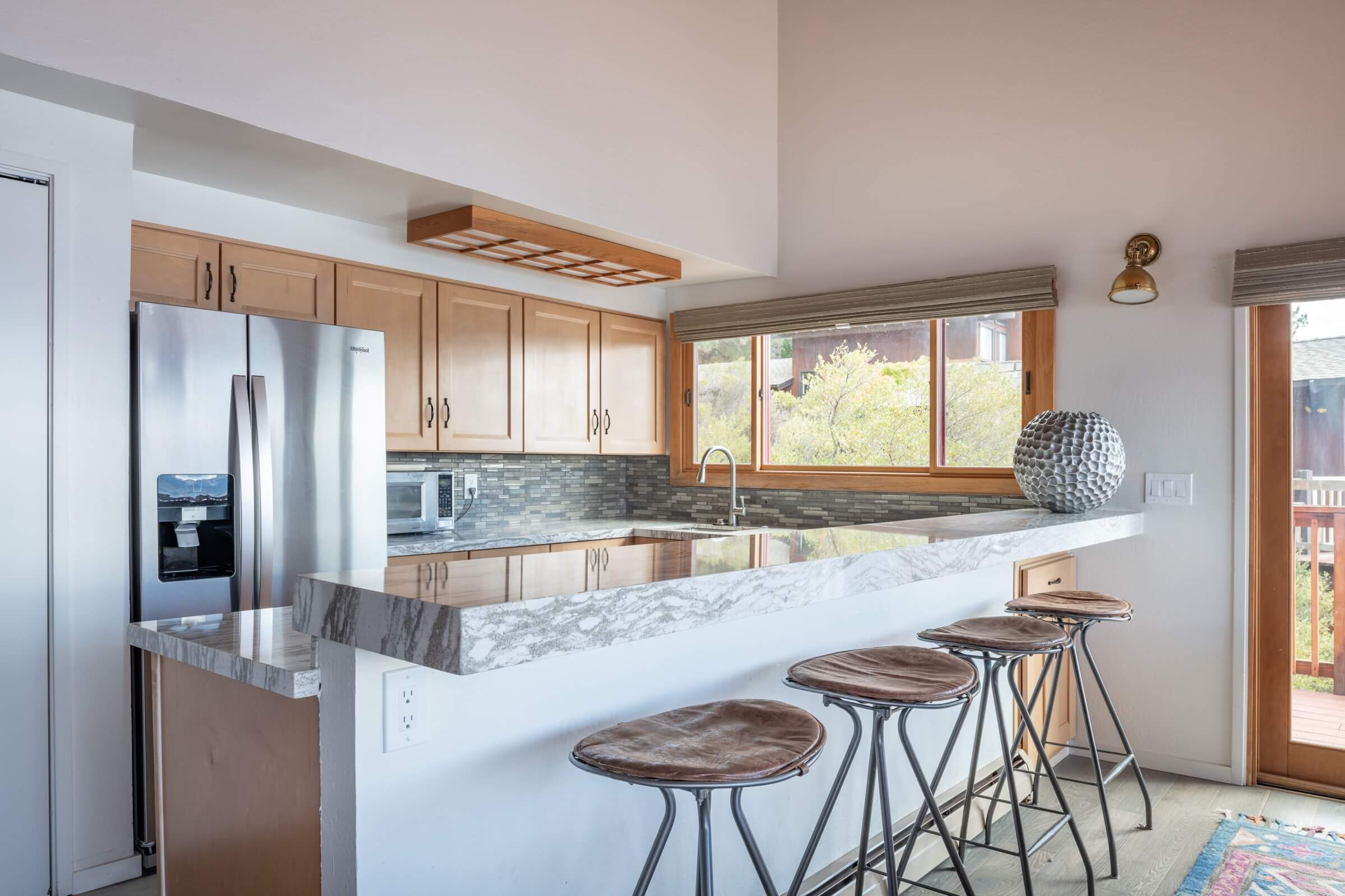 Rustic kitchen remodel in Lake Tahoe