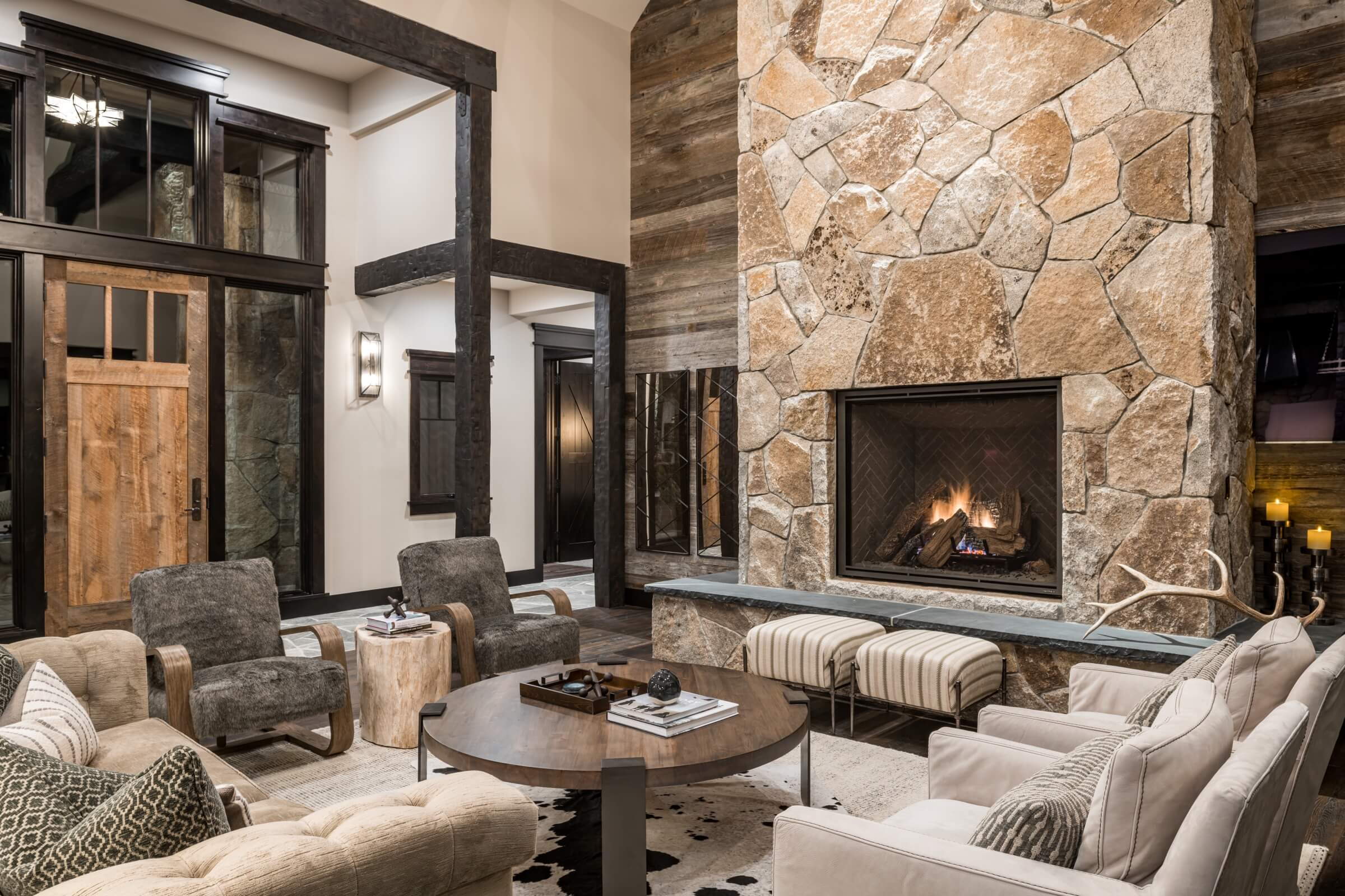 Rustic interior design from FiveWest