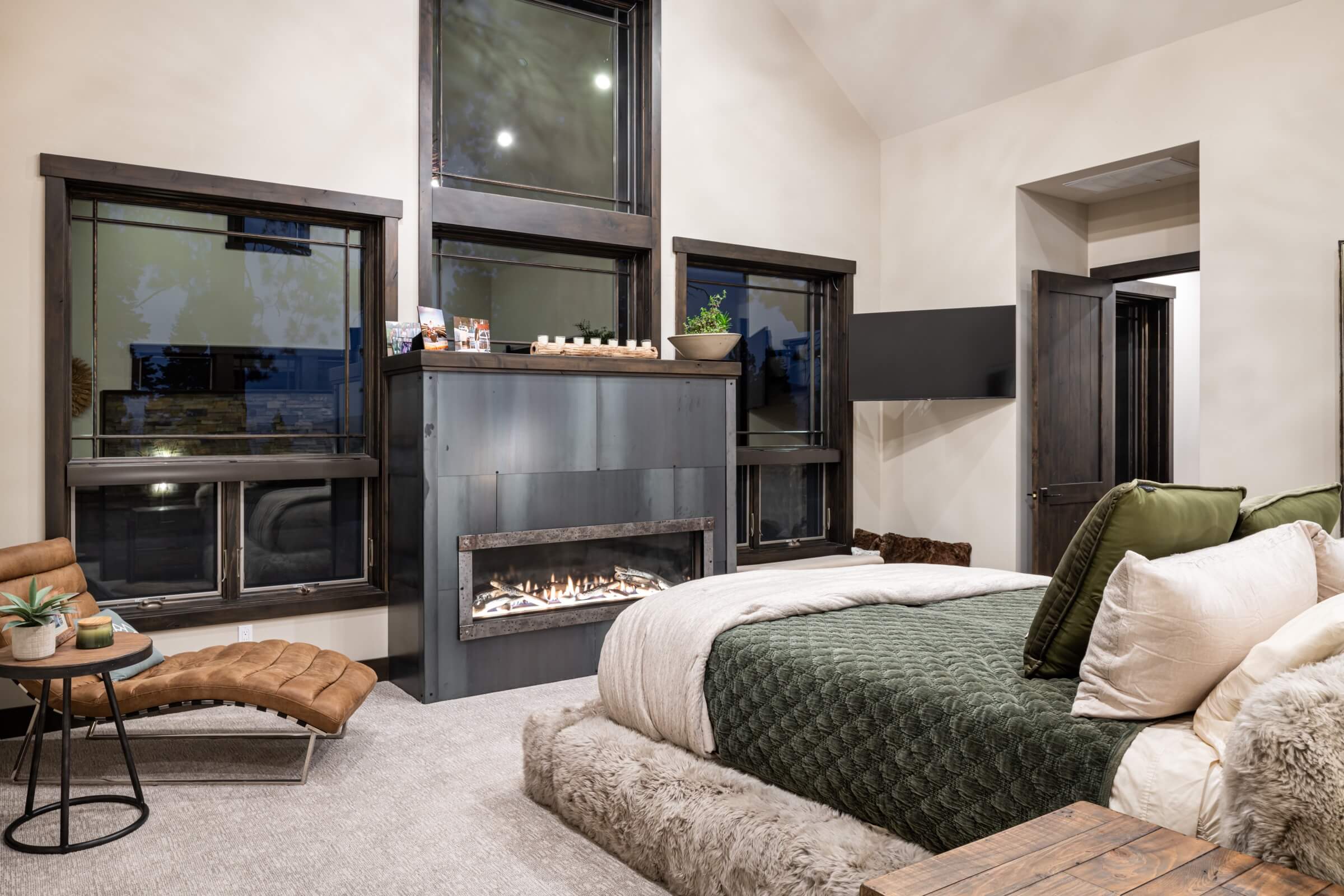 Rustic bedroom design from FiveWest